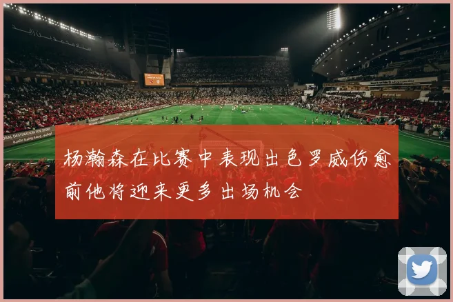 杨瀚森在比赛中表现出色罗威伤愈前他将迎来更多出场机会