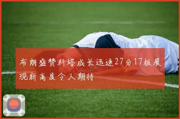 布朗盛赞科塔成长迅速27分17板展现新高度令人期待